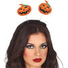 Halloween diadeem - pompoen - one size - oranje&nbsp;- meisjes/dames - Verkleedhoofddeksels