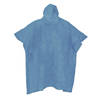 Benson Regenponcho met capuchon - blauw - herbruikbaar - PVC - duurzaam - Regenponcho's