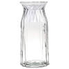 Bellatio Design Bloemenvaas - helder transparant glas - D12 x H24 cm - Vazen
