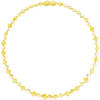 Wild Sun Barnsteen Ketting Kind - Amber Ketting - Baltische Barnsteen – 36 cm – Lemon / Milk