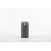 Anna's Collection - Rustic Wax Candle Moving Flame 7,5X15Cm Grey 3 X Aaa