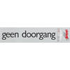 Pickup - Route Alulook 165 x 44 mm Sticker geen doorgang