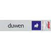 Pickup - Route Alulook 165 x 44 mm Sticker duwen amsterdam