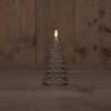 Anna's Collection - B.O.T. 3D Wick Taupe Christmas Tree Wax 9,5X20 cm