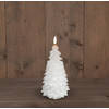 Anna's Collection - B.O.T. 3D Wick White Christmas Tree Wax 9,5X20 cm