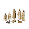 Decoris - Kerstgroep poly 8 figuren multi 8st