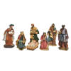 Decoris - Kerstgroep poly 7 figuur h15 cm mlt