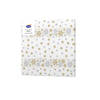 Duni - Servetten Snow Glitter White lin Soft 40 x 40 cm