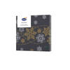 Duni - Servetten Snow Glitter Black 3-laags tissue 24 x 24 cm