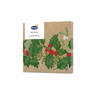 Servetten Snowy Berries 3-laags tissue 24 x 24 cm