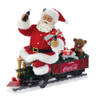 Kurt S. Adler - Coke Santa Train With LED Battery Operated 13 Inch