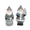 Decoris - Kerstman plc l8b6h13cm winterwit a2