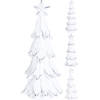 Nampook - Kerstboom 20 cm wit 3 assorti