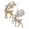 Kurt S. Adler - Gold/Platinum Reindeer