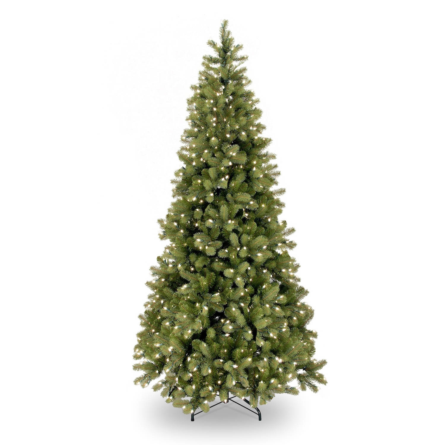 National Tree Company - Poly Bayberry Slim kunstkerstboom Hinged 213 cm met 450 LED Power Connect