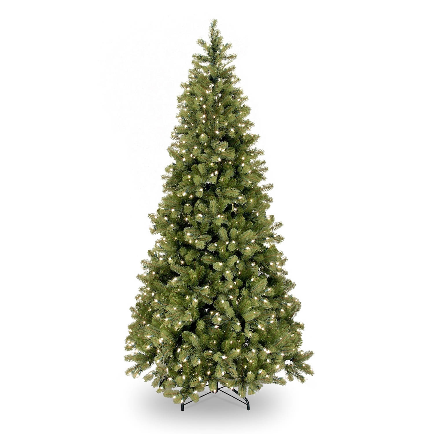 National Tree Company - Poly Bayberry Slim kunstkerstboom Hinged 228 cm met 500 LED Power Connect