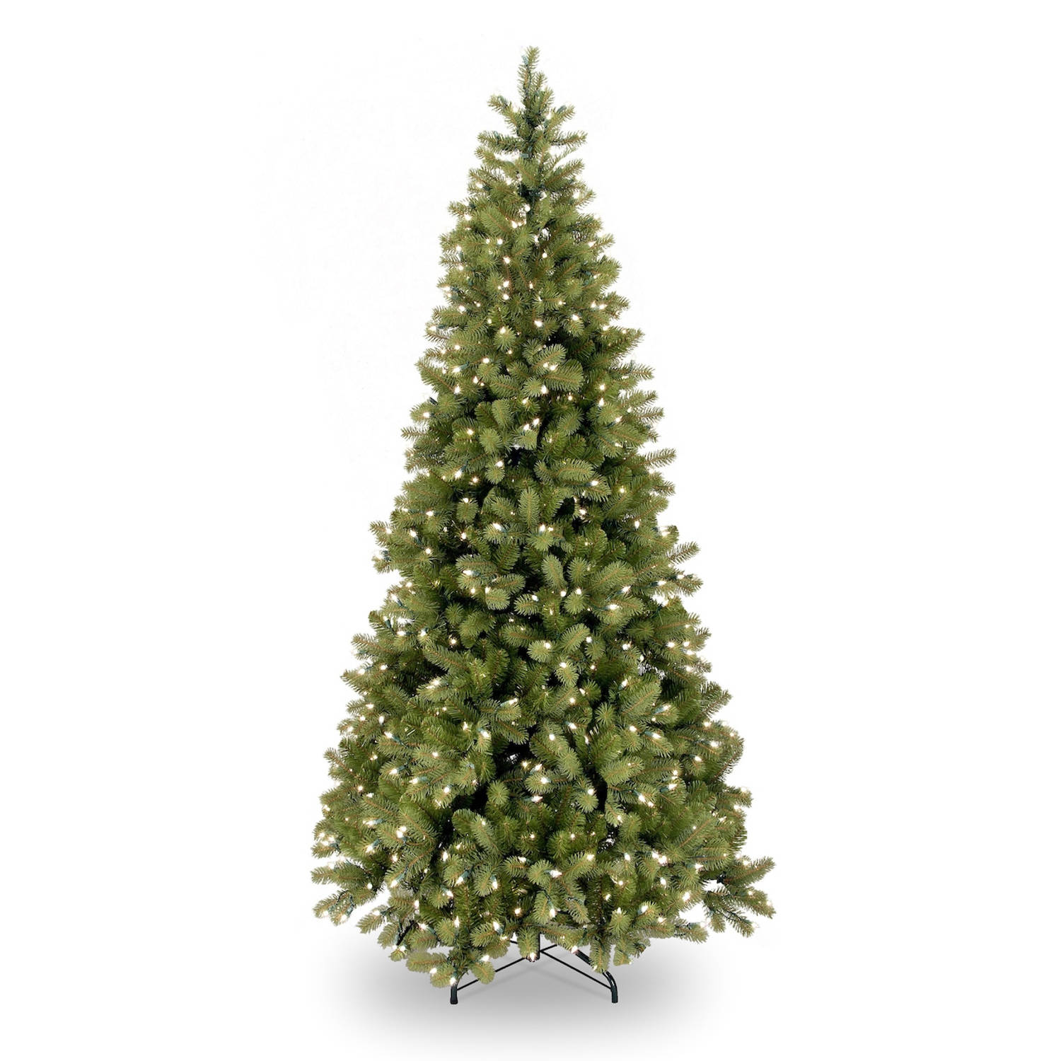 National Tree Company - Poly Bayberry Slim kunstkerstboom Hinged 198 cm met 400 LED Power Connect