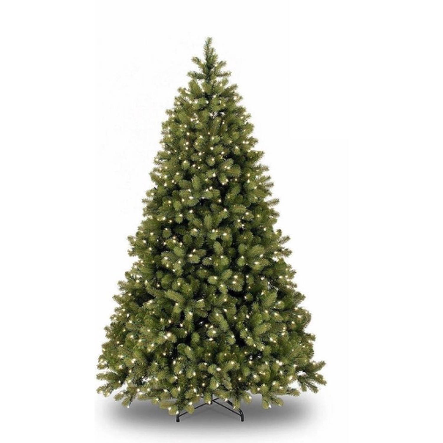 National Tree Company - Poly Bayberry Spruce kunstkerstboom Hinged 198 cm met 500 LED Power Connect