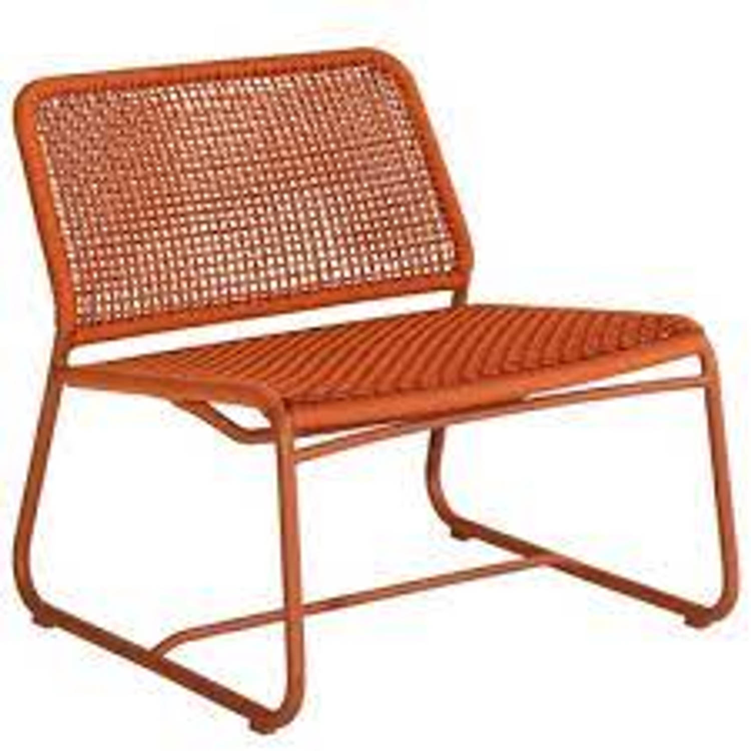 Max&Luuk - Florence lage fauteuil zonder armleuning coral