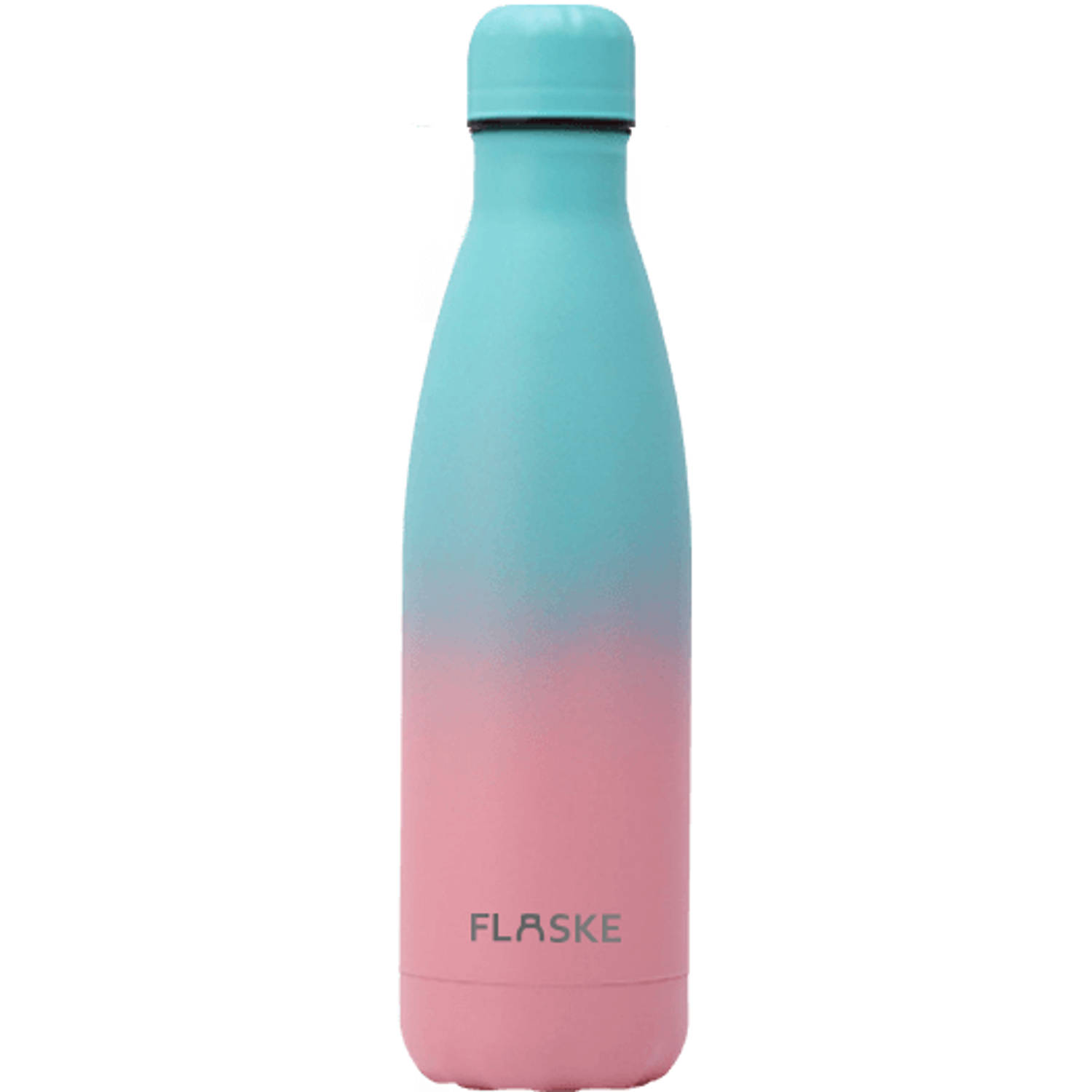 FLASKE Gradient Spring - RVS Drinkfles van 500ML- Geschikt als waterfles, thermosfles en thermoskan