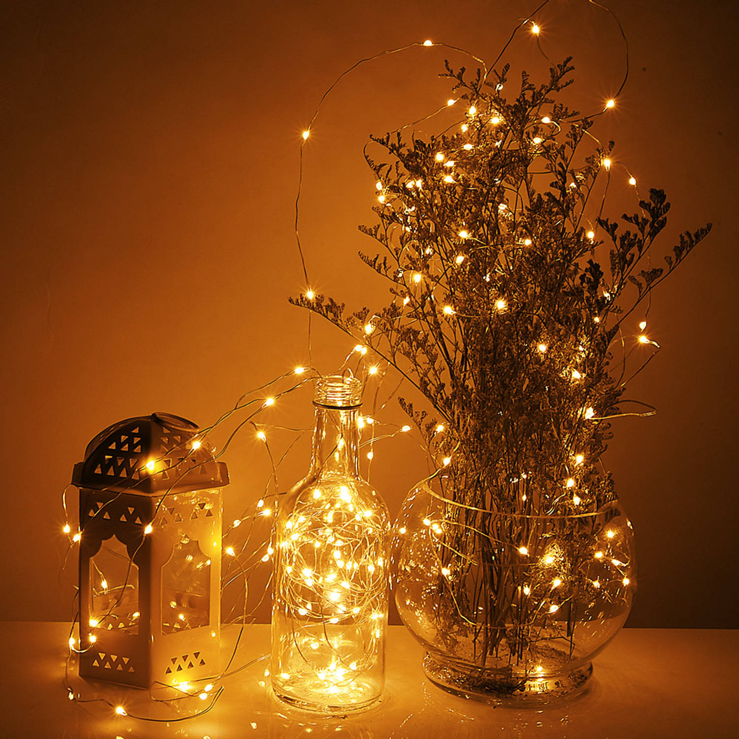 Draadverlichting, kerstverlichting, zilverdraad verlichting, Kerstverlichting