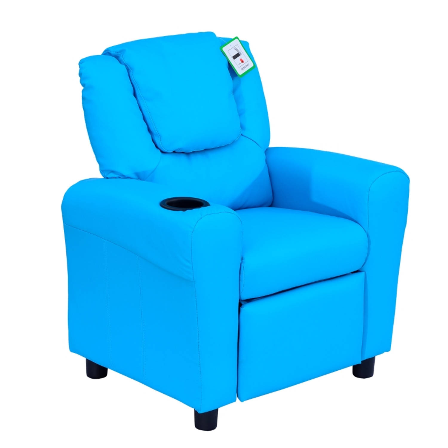 Kinderstoel Kinderzetel Kindersofa Kinderbankje Relaxstoel Blauw 62 x 56 x 69 cm