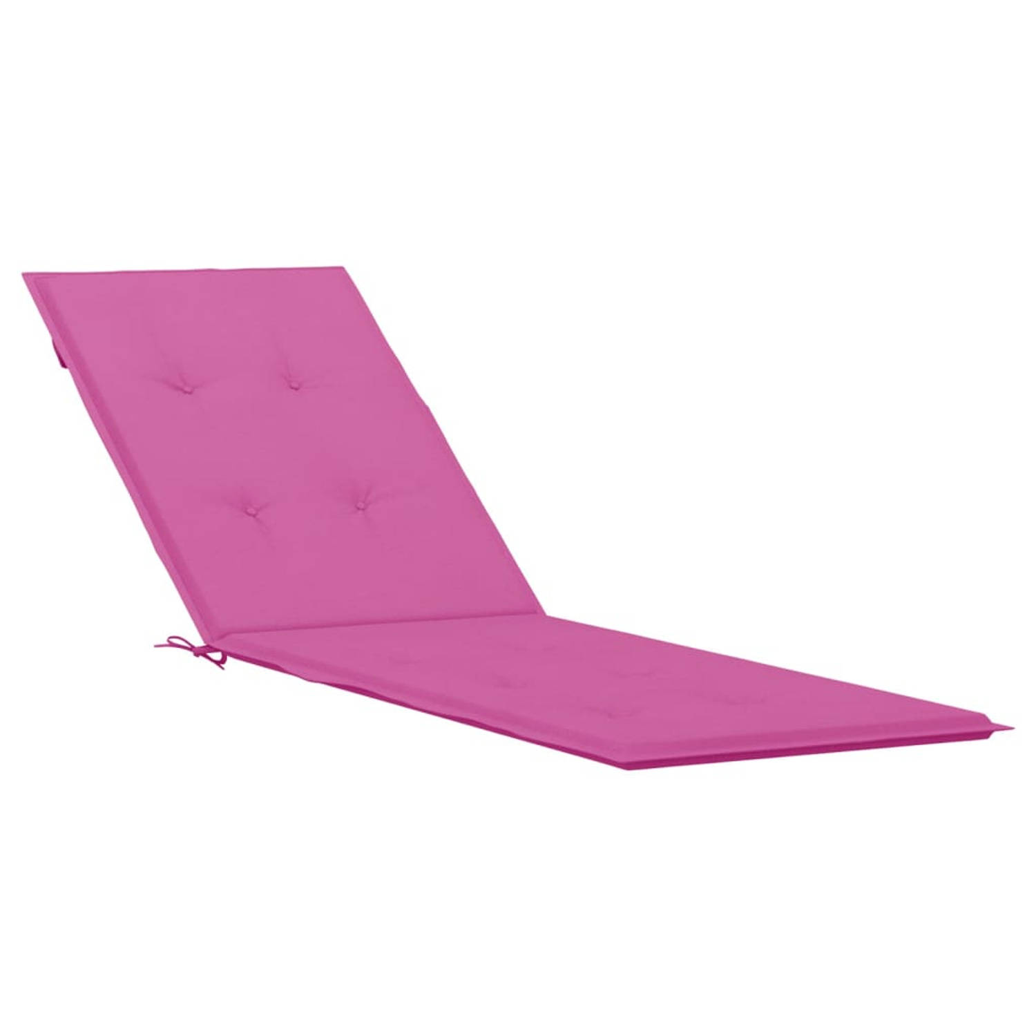 The Living Store Stoelkussen - Oxford stof - 180x50x3 cm - Roze - Waterafstotend