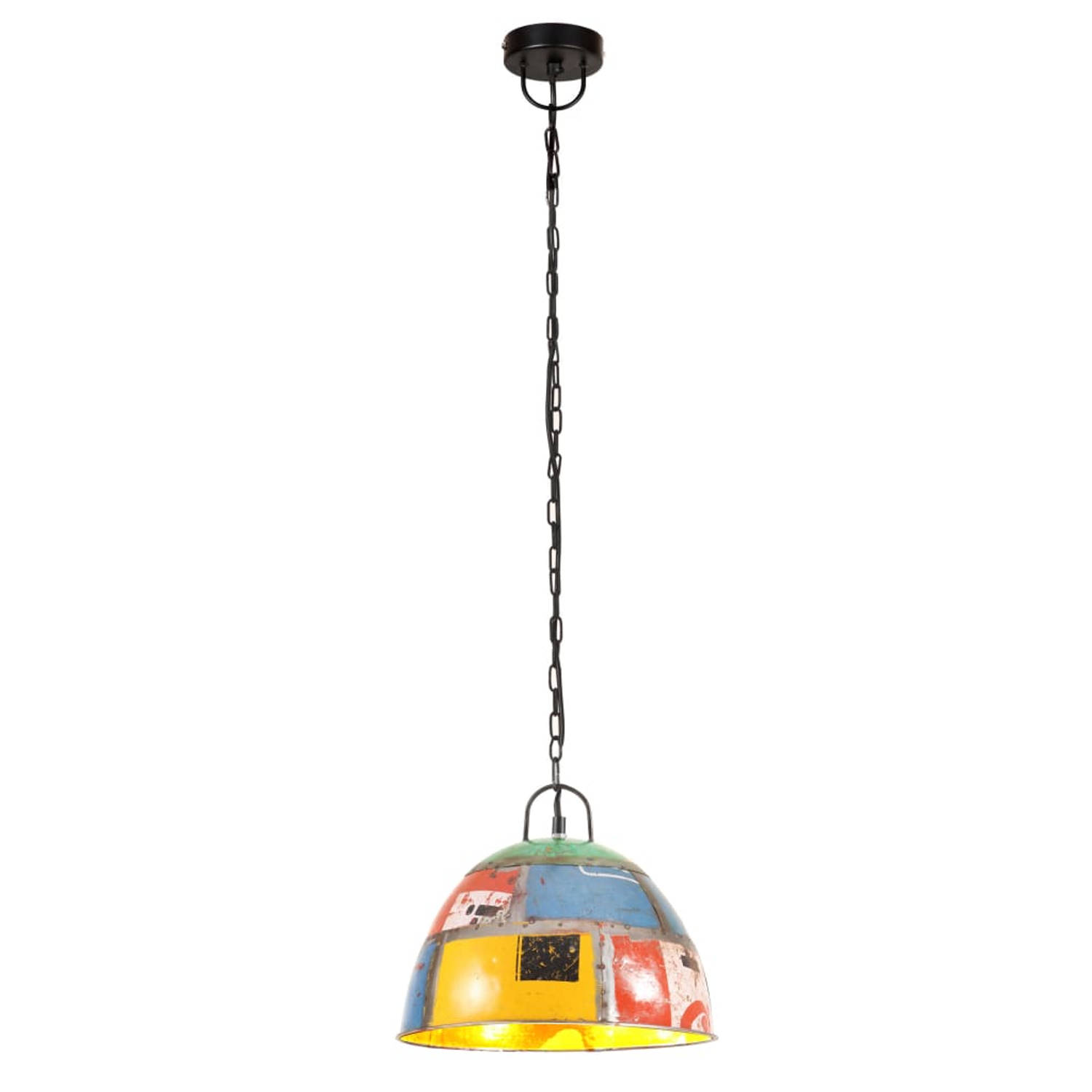 The Living Store Hanglamp Industrieel - 31x26 cm - Meerkleurig