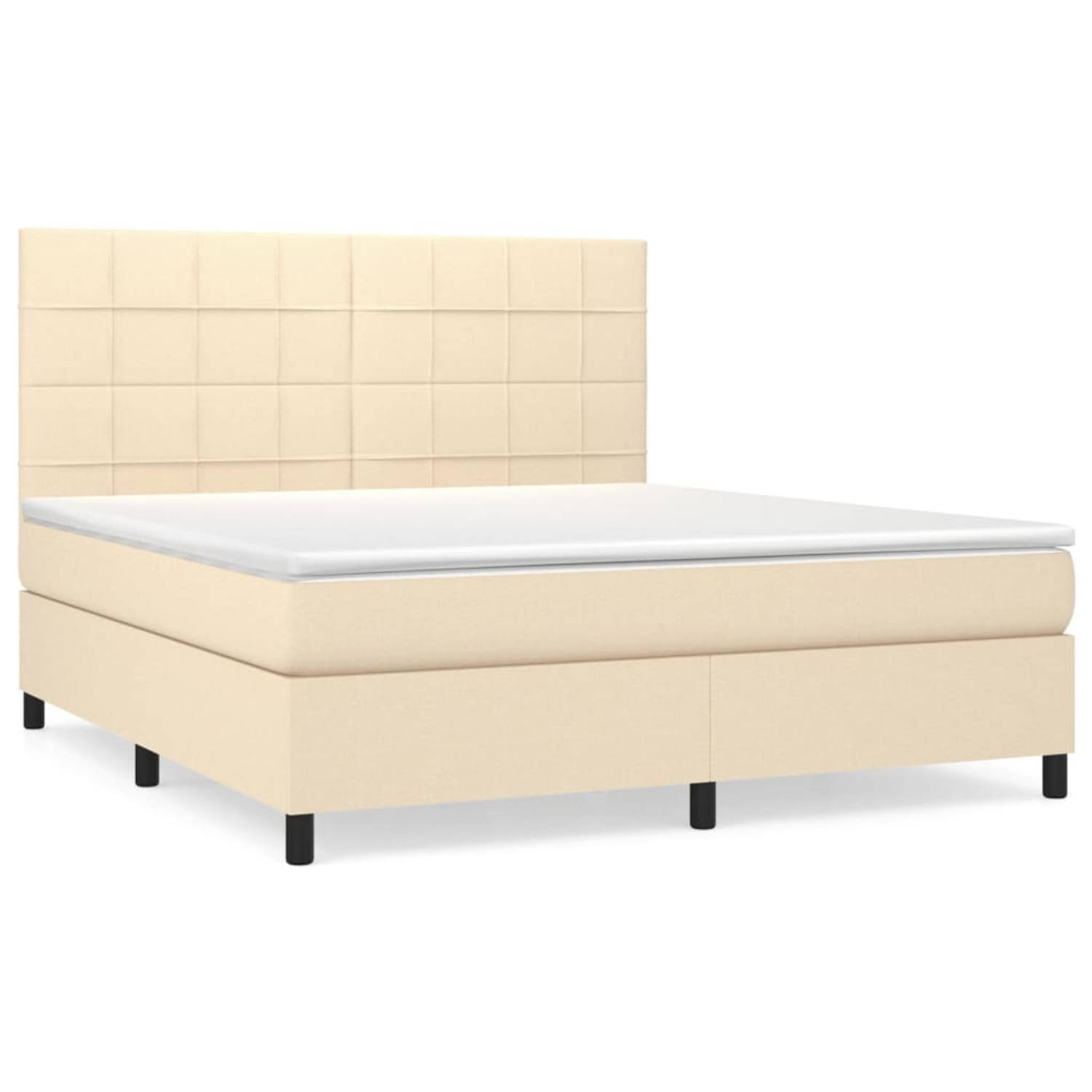 The Living Store Boxspring Bed - Standaard - 160 x 200 cm - Duurzaam materiaal