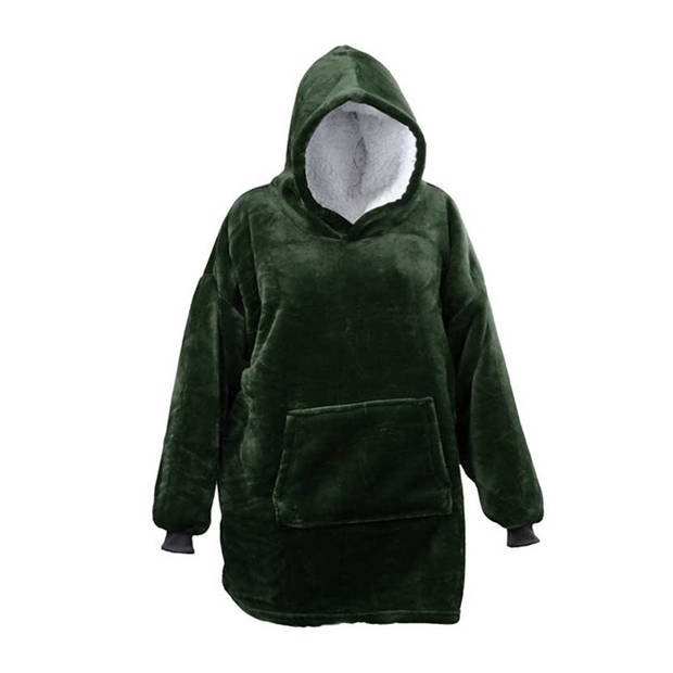 Unique Living Oversized Hoodie - Donker Groen