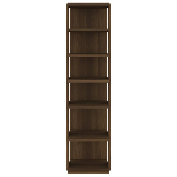 The Living Store Schoenenrek s Hout - 27.5 x 27 x 102 cm - Bruineiken