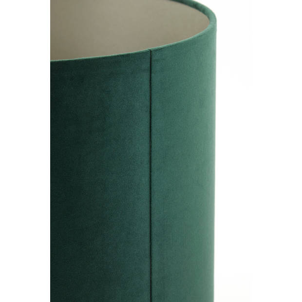 Light&living Kap cilinder 30-30-21 cm VELOURS dutch green