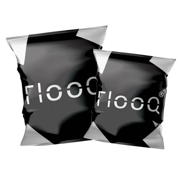 FLOOQ Premium Stoelpootdoppen Flexibel Transparant 19-25mm - Viltglijder - 24 stuks