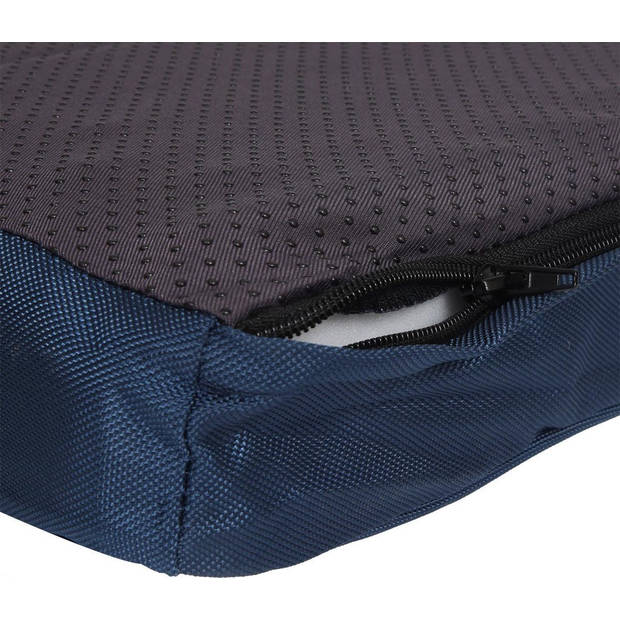 Snoozle Orthopedische Hondenmand - Zacht en Luxe Hondenkussen - Hondenbed - Wasbaar - Hondenmanden - L - 91cm - Blauw