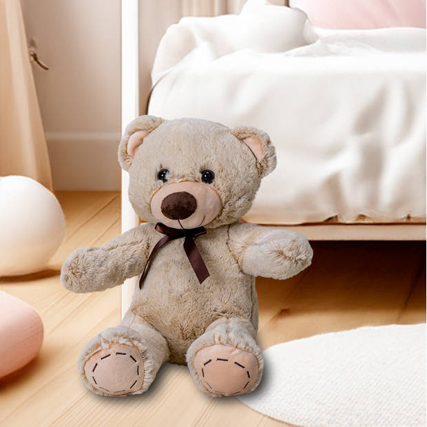 Wicotex - Teddybeer 45cm - Knuffelbeer - Knuffeldier - Speelgoed beer kinderen - Beer - Pluche beer - Handgemaakt