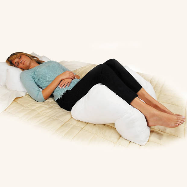 Dreamolino Flip Pillow - 10 in 1 Kussen - Relax - Slapen - rugsteun - buik- en zijslapers - beenkussen - leessteun