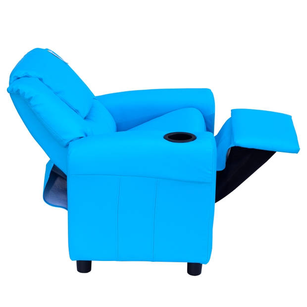 Kinderstoel - Kinderzetel - Kindersofa - Kinderbankje - Relaxstoel - Blauw - 62 x 56 x 69 cm