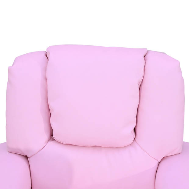 Kinderstoel - Kinderzetel - Kindersofa - Kinderbankje - Relaxstoel - Roze - 62 x 56 x 69 cm