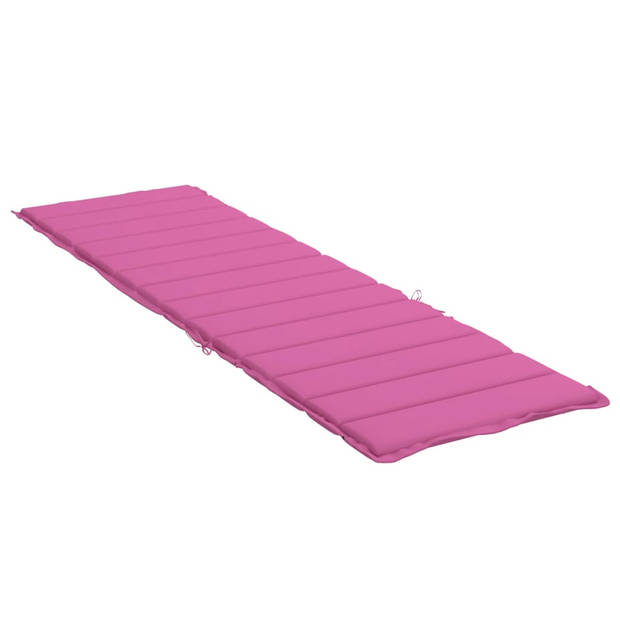 The Living Store Ligbedkussen - Oxford stof - 200x50x4 cm - Roze