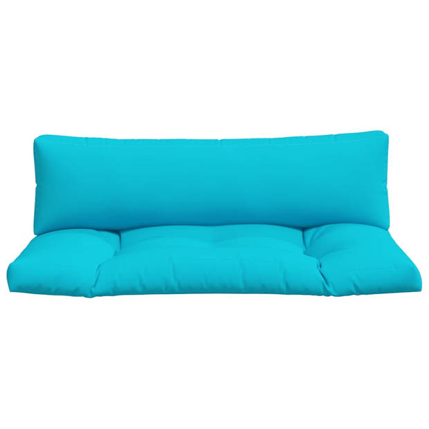 vidaXL Palletkussens 2 st oxford stof turquoise