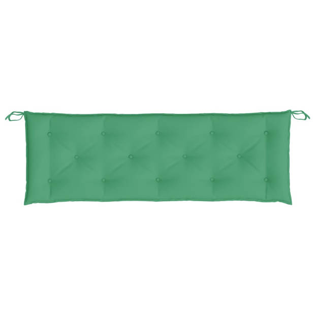 vidaXL Tuinbankkussens 2 st 150x50x7 cm oxford stof groen