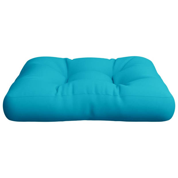 vidaXL Palletkussen 58x58x10 cm oxford stof turquoise