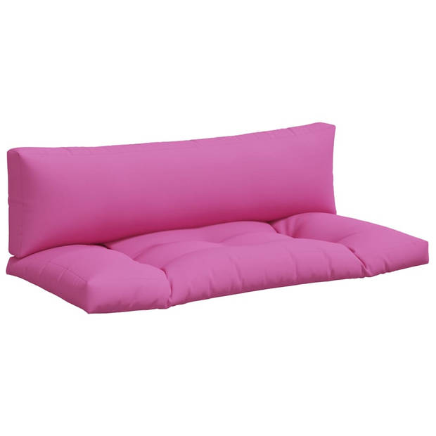 The Living Store Palletkussen - Oxford stof - 110x58x10 cm - Roze