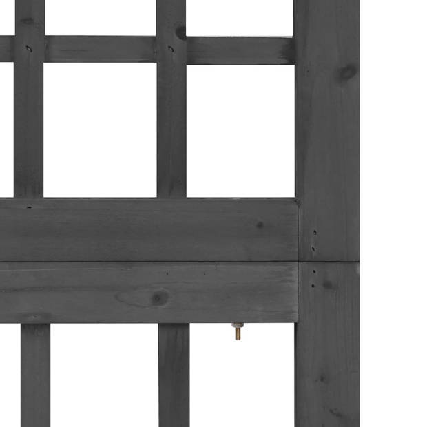 The Living Store Trellis Vurenhout - 242.5 x 180 cm - zwart