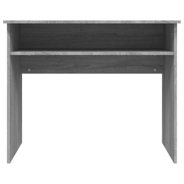 The Living Store Bureau Modern Grijs Sonoma Eiken - 90x50x74cm - Praktisch en Stevig