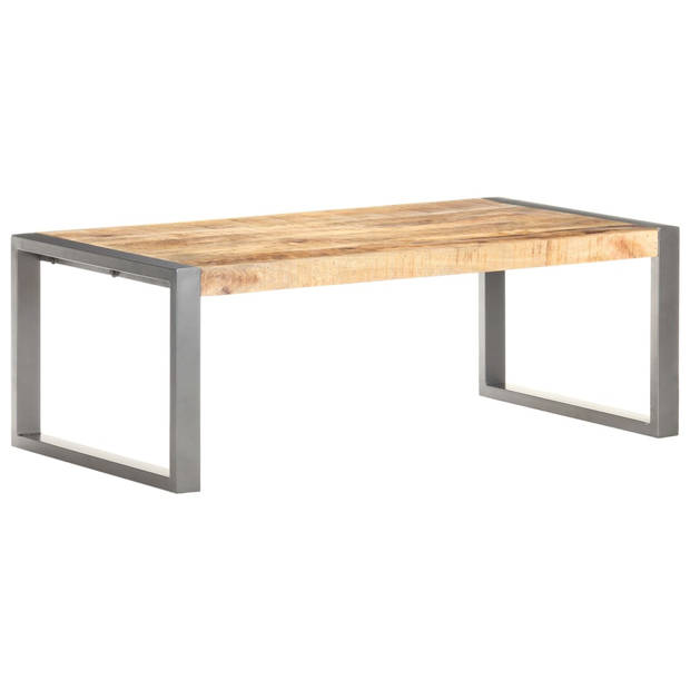 vidaXL Salontafel 110x60x40 cm ruw mangohout