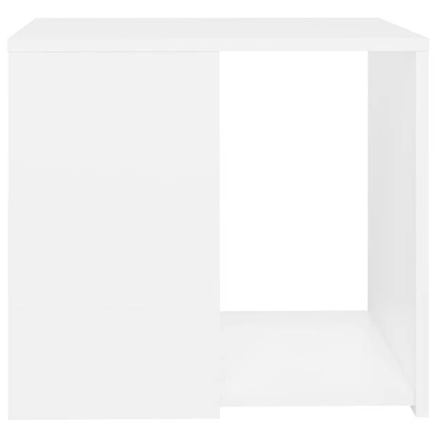 The Living Store woonkamertafel - praktisch - 50x50x45 cm - wit