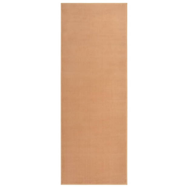 The Living Store Tapijtloper Beige 100x250cm - 100% Polypropyleen - Duurzaam