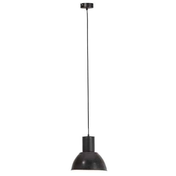 The Living Store Hanglamp Vintage Industrieel - 132 cm - Zwart