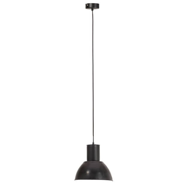 The Living Store Hanglamp Vintage Industrieel - 132 cm - Zwart